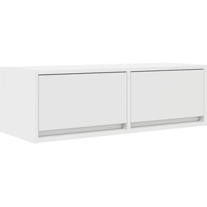 vidaXL TV-Schrank Weiß 80x31x25,5 cm Holzwerkstoff