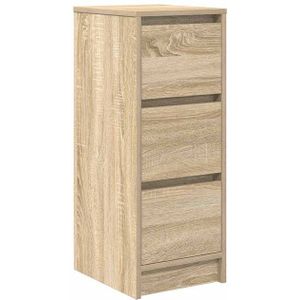 vidaXL Sideboard Sonoma-Eiche 29,5x34x76 cm Holzwerkstoff