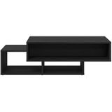 Vidaxl - Couchtisch Schwarz Eichen-Optik 105x55x32 cm Holzwerkstoff