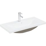 Waschbeckenunterschrank mit Einbaubecken und Wasserhahn vidaXL