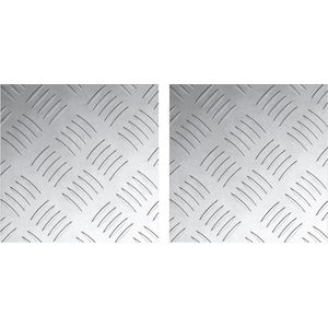 Aluminium Traplopers - Grijs - Metaal - Voor Binnengebruik - Antislip