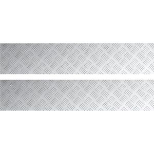 Aluminium - Checkerplaten - Zilver - Geometrisch Patroon - Antislip