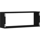 vidaXL Wandplanken - 2 Stuks - Zwart Eiken - Houtcomposiet