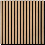 vidaXL Akoestische Wandpanelen - Eikenfineer - 2 Stuks - 60,5x60 cm