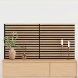 vidaXL Akoestische Wandpanelen - Eikenfineer - 2 Stuks - 60,5x60 cm