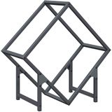 Vidaxl - Brennholzregal Anthrazit 50x25x50 cm Kaltgewalzter Stahl