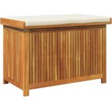 vidaXL Outdoor-Kissenbox 90x50x60,5 cm Massivholz Akazie