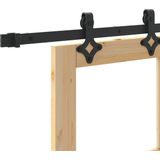 Schuifdeur - Massief Hout - Glasplaat - Moderne Look - Inclusief Hardware