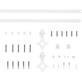 Schuifdeuren Set - Natuurlijk Hout - Modern Ontwerp - Inclusief Hardware