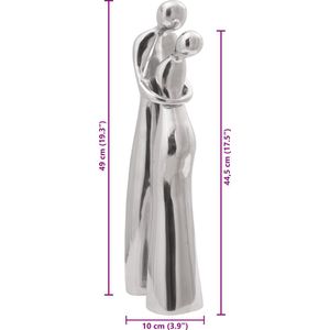Art Nouveau - Man-Vormig Beeld - Aluminium - Creatief Ontwerp