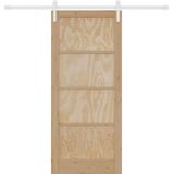 vidaXL - Schuifdeur - Massief Grenenhout - 86x198,5 cm