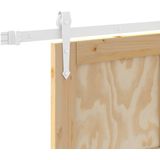 vidaXL - ORKDAL - Schuifdeur - Natuurlijk en Wit - 86 x 198.5 cm