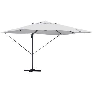vidaXL Cantilever Roma parasol Beige, Zwart 352 x 251 x 265 cm
