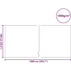 Vijverfolie - Fleece - Polyester - Verstelbaar en Vouwbaar