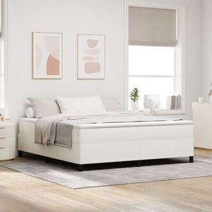 vidaXL - Bedframe - Crèmekleurig - Ribfluweel - 180x200 cm