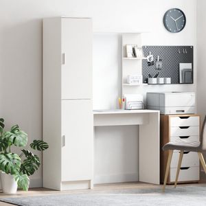 vidaXL Modern Artisan Eiken Computer Bureau Met Opberglade Voor Thuis