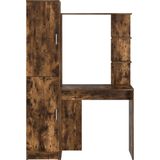 Bureau - Gerookt Eiken - Samengesteld Hout - Voldoende Opslag