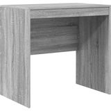 vidaXL Bureau - Opbergruimte - Grijs Sonoma - Bewerkt Hout