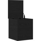 vidaXL - Opbergdoos - Zwart - Geëngineerd Hout