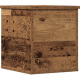 vidaXL - Opbergbox - Hout - Verweerd - 30x35x35 cm