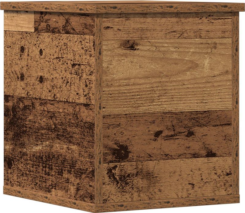 vidaXL - Opbergbox - Hout - Verweerd - 30x35x35 cm