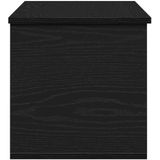 vidaXL - Opbergdoos - Zwart - Bewerkt Hout