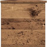 vidaXL - Opbergdoos - Bruin - Hout - 102x35x35 cm