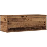 vidaXL - Opbergdoos - Bruin - Hout - 102x35x35 cm