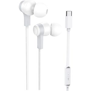 Golden Sound - Bedrade Oordopjes - Wit - USB-C Aansluiting