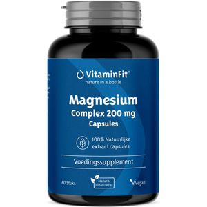 Vitamine B - Magnesium Mix - 3 Magnesiumvormen - Hoogste Opname