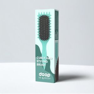 Me & Brush - Curly Hair Styling Brush - Biogebaseerd - Vegan Borstelharen - Zwart