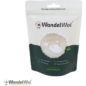 WandelWol 40 gram antidruk-wol - 100% unieke melange - rijk aan lanoline