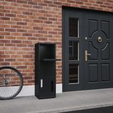 ParcelBuddy - Pakketbrievenbus - Zwart - XXL - Pakketbox Flex - 43 x 38 x 120 cm