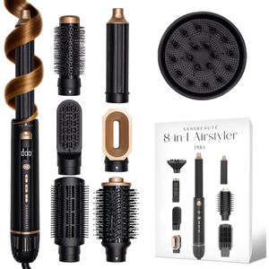 Sansbeauté - 8-in-1 Airstyler - Multistyler - Föhnborstel - Haarstyler
