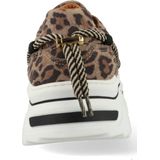 DWRS - JUPITER - Sneakers - Leopard Beige - Ademend Materiaal