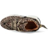 DWRS - JUPITER - Sneakers - Leopard Beige - Ademend Materiaal