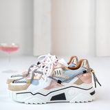 Dames Sneakers Dwrs Jupiter Denim /jeans Rose