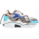 DWRS - Jupiter - Sneakers - Zand/Aqua - Leer
