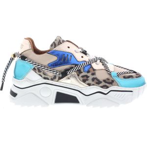 DWRS - Jupiter - Sneakers - Zand/Aqua - Leer