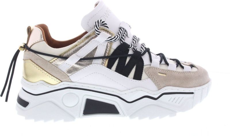 DWRS - Orion - Sneakers - Goud/Wit - Leer
