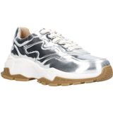 DWRS - Chester - Sneakers - Zilver - Leren Buitenkant