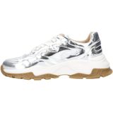 DWRS - Chester - Sneakers - Zilver - Leren Buitenkant