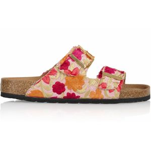 DWRS - Madeira - Slipper - Oranje/Rood - Leer