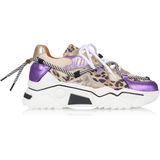 DWRS Label - J5554C Jupiter - Sneakers - Leopard Sand Purple