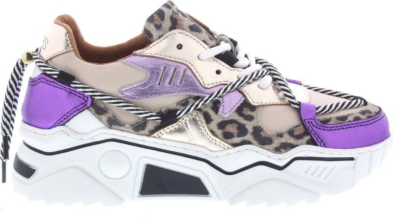 DWRS Label - J5554C Jupiter - Sneakers - Leopard Sand Purple