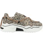 DWRS - Jupiter - Sneakers - Beige - Stof, Leer - Leopard