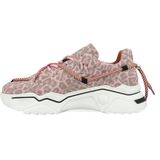 DWRS - Jupiter Denim Leopard - Roze Sneakers