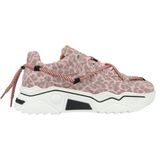 DWRS - Jupiter Denim Leopard - Roze Sneakers