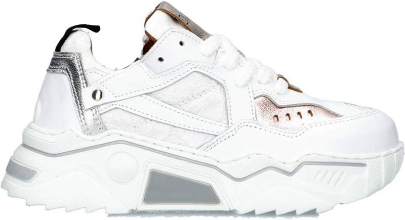 DWRS - Pluto - Sneakers - Wit/Rosé - Leer