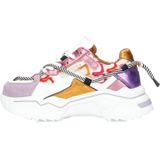 DWRS Label - Jupiter - Sneakers - Roze/Paarse - Leer